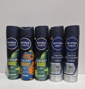 Antyperspiranty Nivea męskie Nowe 5 sztuk