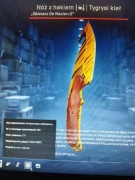 Nóż z hakiem Tiger Tooth fabrycznie nowy