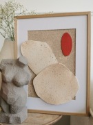 Sprzedam nowoczesny obraz 3D własnego dzieła w drewniej ramie 32x42 cm. 