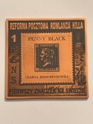 Penny Black. Klipa 50 X 50 mm. Miedź patyna. Gyges