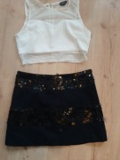 Zestaw spódnica i top