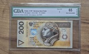 200 zł seria zastępcza YB 1994 GDA 65EPQ
