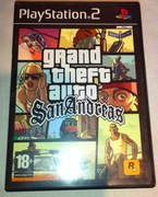 Grand Theft Auto San Andreas PS2 Premierowe  Stan bardzo dobry