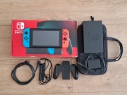 Konsola Nintendo Switch V2 Kompletny Zestaw | Etui + Karta 128GB | BDB Stan