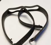 2x Silikonowa opaska [Smartband Xiaomi Mi Smart Band 3/4 czarny]