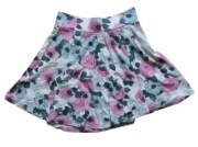 Rozkloszowana mini spódniczka H&M 34,XS w kwiaty