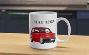KUBEK fIAT 126 P  DLA DZIADKA   UPOMINEK+DOWOLNE IMIĘ