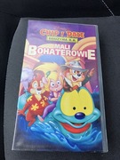 Chip i Dale Drużyna RR Mali Bohaterowie Kaseta VHS Retro Vintage