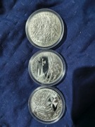 Husaria 1 2 3 3x 1 oz Ag 999 seria srebrne monety Ag 999 uncja x3