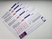 Naklejki na kasety Video VHS zestaw 5 kompletów 