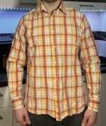 Tommy Hilfiger Koszula Męska L 100% Bawełna Kratka | Men’s Cotton Shirt