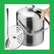 ZAMYKANE WIADERKO DO LODU TERMOS 1,3l + GRATIS