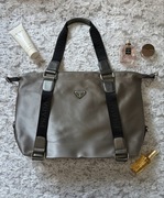 Prada duża torebka shopper torba podróżna czarna numer seryjny