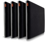 Poduszki na krzesło 40x40 memory foam zestaw 4 czarne