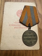 Medal „Za zdobycie Budapesztu” medal dla Tennikowa V.V.
