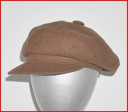 czapka z daszkiem WALBUSH 100% KASZMIR 55 56 kaszkiet SUPER STAN