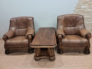 Holenderski komplet wypoczynkowy wraz z stołem 