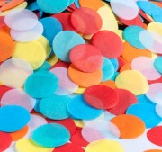 Konfetti kolorowe kółka 2,5 cm dekoracja urodziny impreza