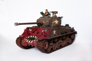 Tamiya M4A3E8 Sherman 1:35 – model plastikowy ręcznie wykonany
