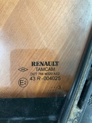 Szyba drzwi trójkąt clio 4