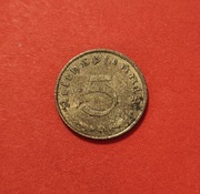 Moneta 5 reichsfenigów 1938 "A", Niemcy