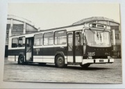 Jelcz Berliet PR100 – pocztówka kopia zdjęcia z 1975, plac postojowy CWS