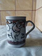 Kubek Ecru z psem chiński Zodiak 