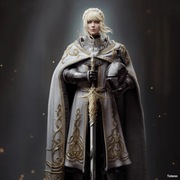 Figurka druk 3D żywica " Needle Knight Leda (Elden Ring) - F443 "- 120 mm