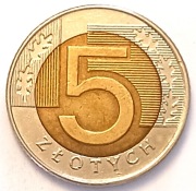 5 zł złotych 1994 r. - ładna 