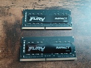Pamięć do laptopa Kingston Fury Impact SODIMM DDR4 32 GB KF432S20IBK2/32