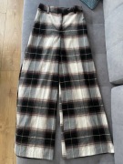 Spodnie dzwony wide leg materiałowe H&M wiskoza S 36 8