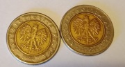 Sprzedam dwie 5 złotówki z 1994 roku