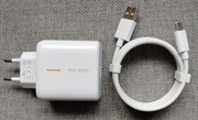 Ładowarka 65W do Oneplus, Realme i Oppo + kabel USB - C, 1m Czytaj opis 