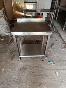 Stolik stół ze stali nierdzewnej z półką Ascobloc