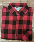 OKAZJA - Nowa czerwona koszula flanelowa męska 42/182 (MADA)