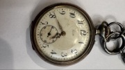 Srebrny zegarek kieszonkowy