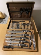 Zestaw noży i widelców Kochtopfhaus Müller w walizce