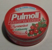 PULMOLL - STARA PUSZKA PUDEŁKO PO DROPSACH NA GARDŁO  - METAL