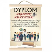 dyplom Najlepszej Nauczycielki