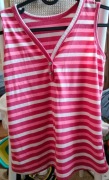 Różowa Bluzka bez Rękawów 