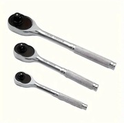 ZESTAW 3 GRZECHOTEK 1/4 3/8 1/2 CrV  Profesjonalne Klucze Nasadowe