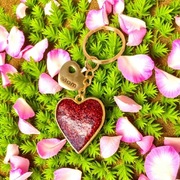 Brelok serce dedykowany 