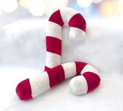 Poduszka świąteczna dekoracyjna laska Candy Cane