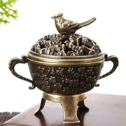 Kadzielnik Premium „Szczęśliwa Sroka” – Styl Vintage (Nowy + Woreczek)