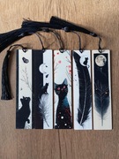 5 plastikowych zakładki do książek z uroczymi kotami