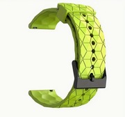 Pasek silikonowy do Smartwatcha szybki montaż 22mm -limonka