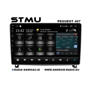 Radio android nawigacja 9.1" PEUGEOT 407 04-11