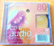 Sony CD-R - 80 Min Audio,nowy,folia