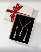 Piękny 2-częściowy zestaw biżuterii damskiej