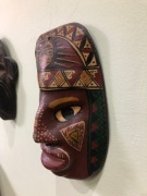 Maska etniczna plemienna Afryka afrykańska Azja Bali Indonezja Meksyk Peru